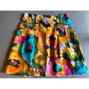 NWOT Nanette Lepore High Waisted Mini Skirt, 4